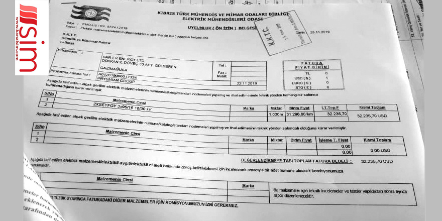 Mağusa Gümrüğü’ndeki sahte evrak ortaya çıktı
