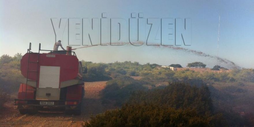 Sadrazamköyde yangın