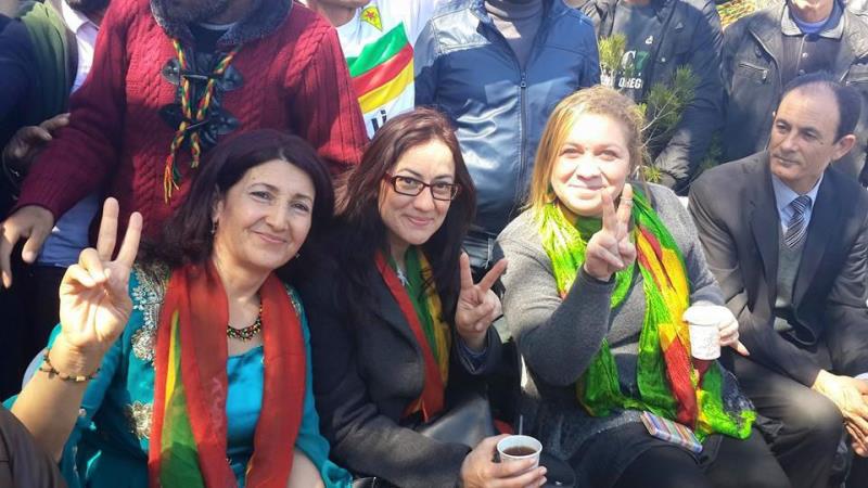 İskelede Newroz ateşi yakıldı 9