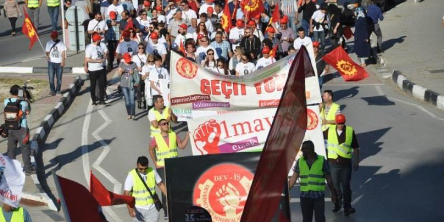 1 Mayıs Taksim Sahasında kutlandı