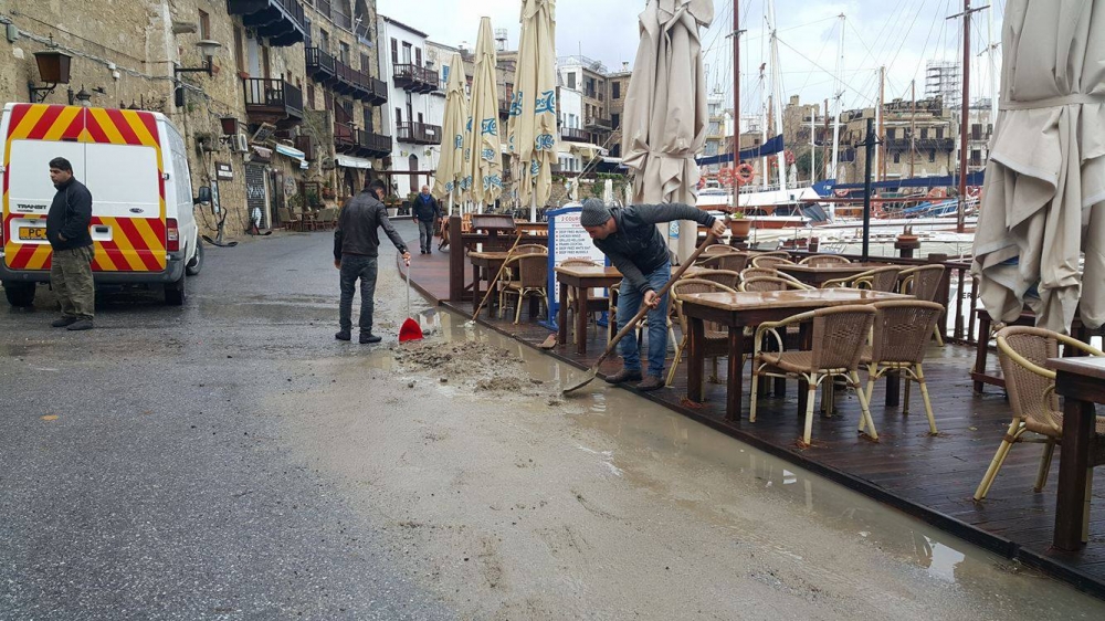 Girne'den felaket görüntüleri 8