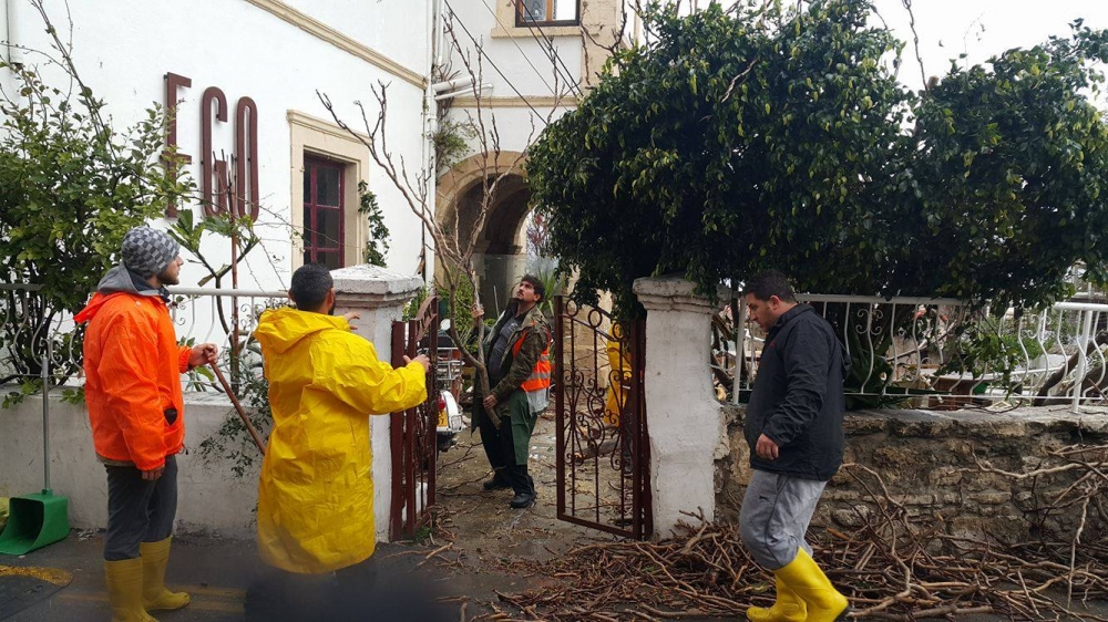 Girne'den felaket görüntüleri 9