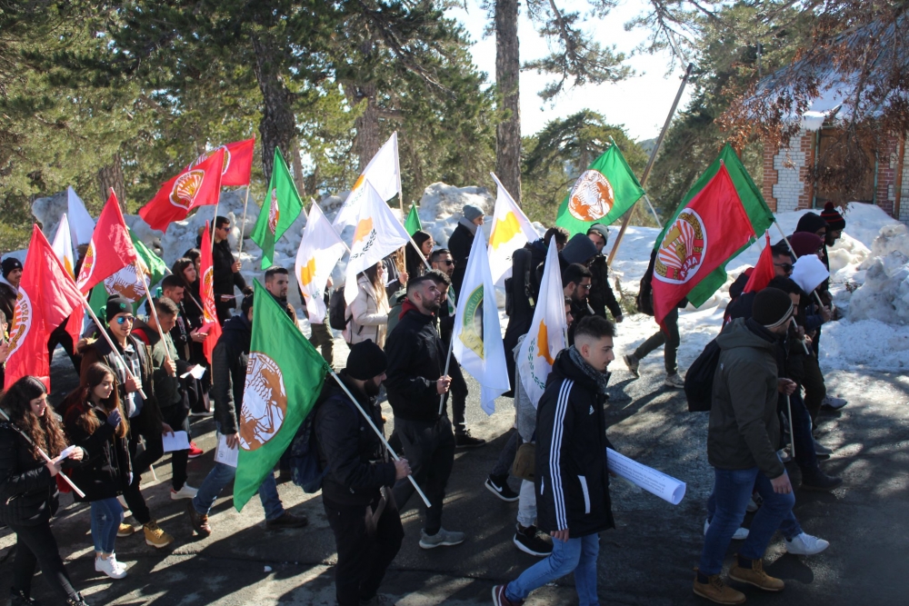 Gençler, Federal Kıbrıs taleplerini Trodos’tan haykırdı 16