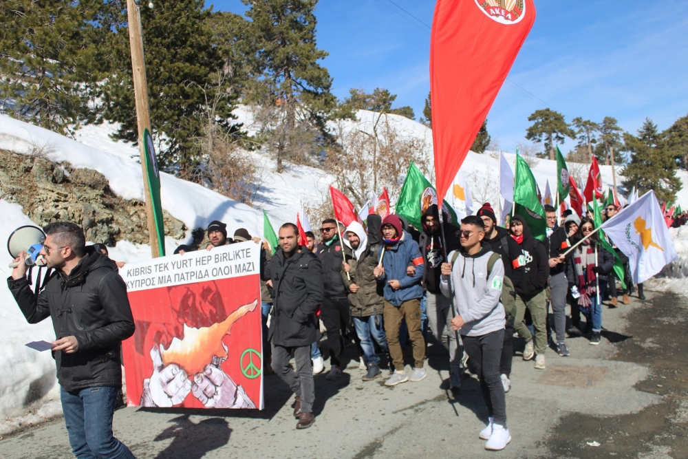 Gençler, Federal Kıbrıs taleplerini Trodos’tan haykırdı 18