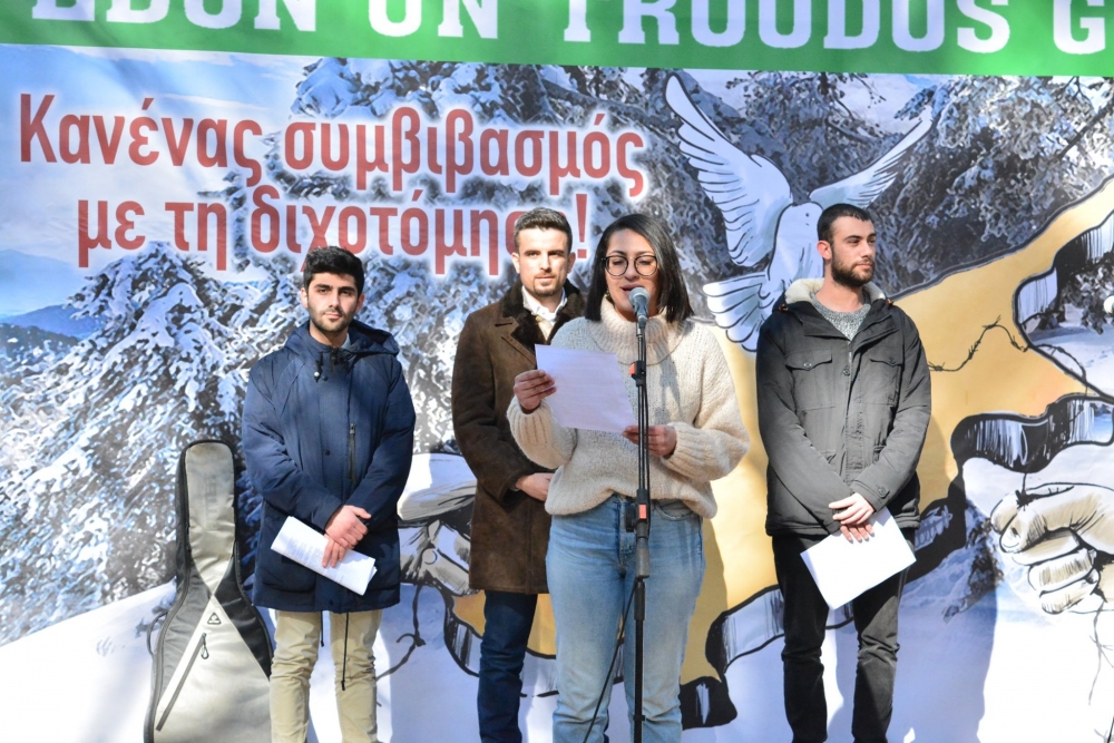 Gençler, Federal Kıbrıs taleplerini Trodos’tan haykırdı 25