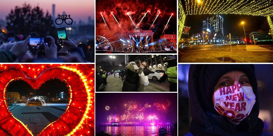 Dünya 2021'i böyle karşıladı
