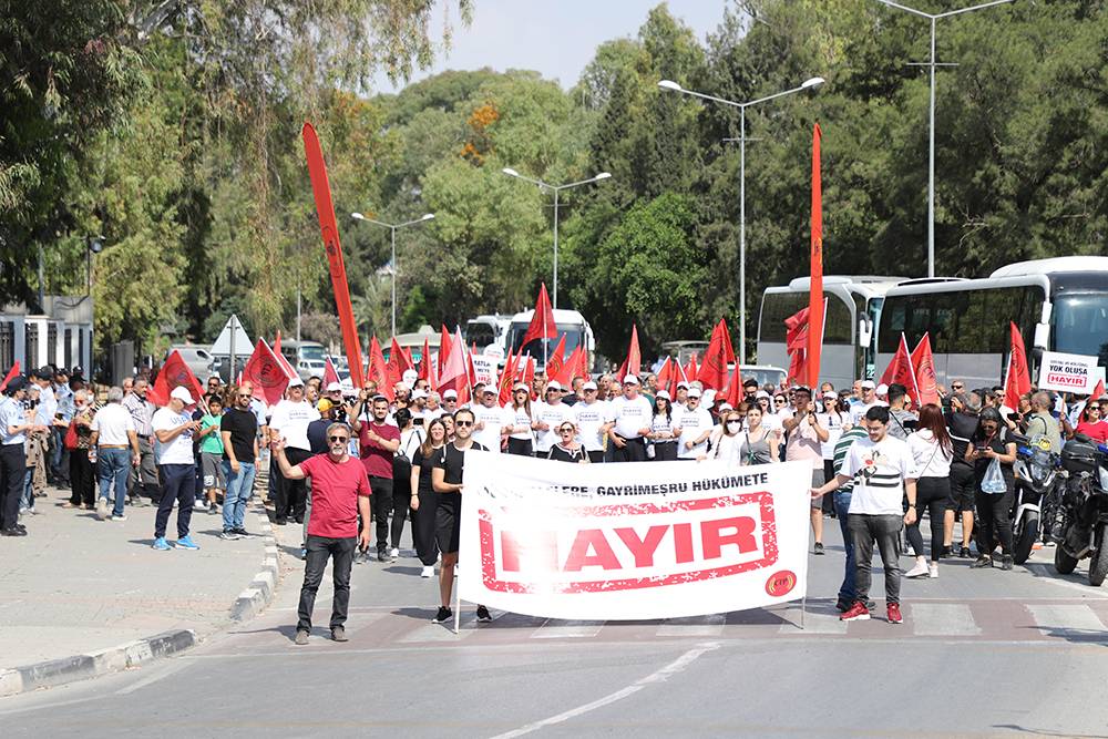 CTP'DEN SES GETİREN EYLEM: ‘HAYIR’ 16