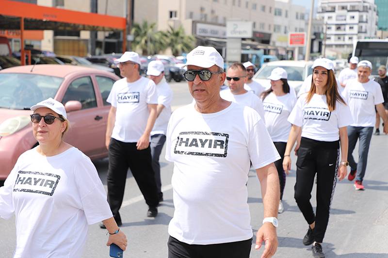CTP'DEN SES GETİREN EYLEM: ‘HAYIR’ 6