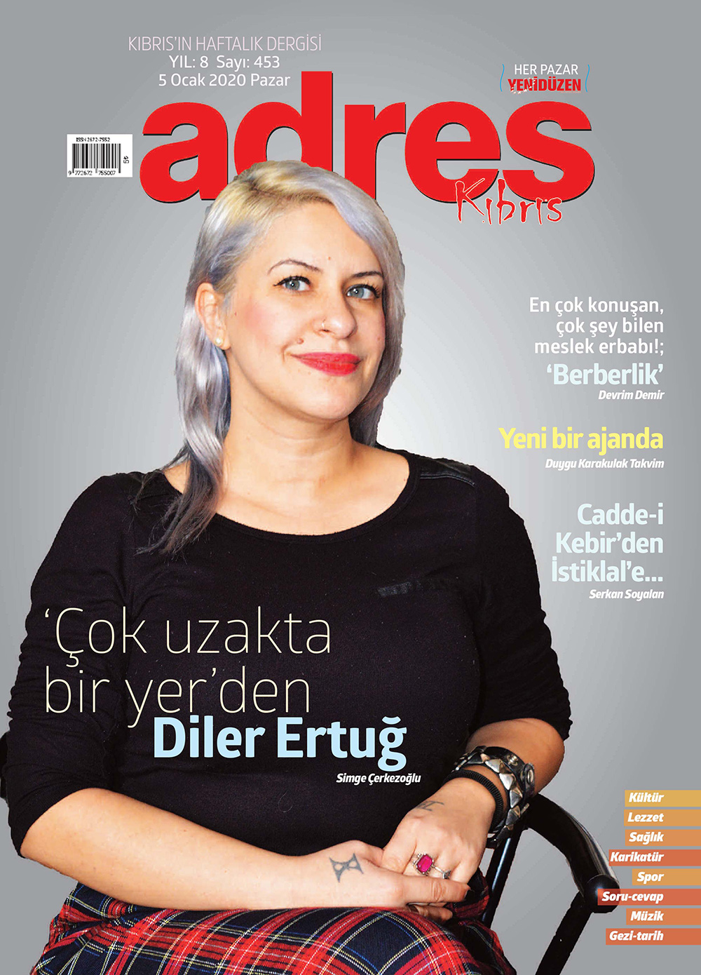 Adres Kıbrıs 453 Sayısı ISSN 2672-7560