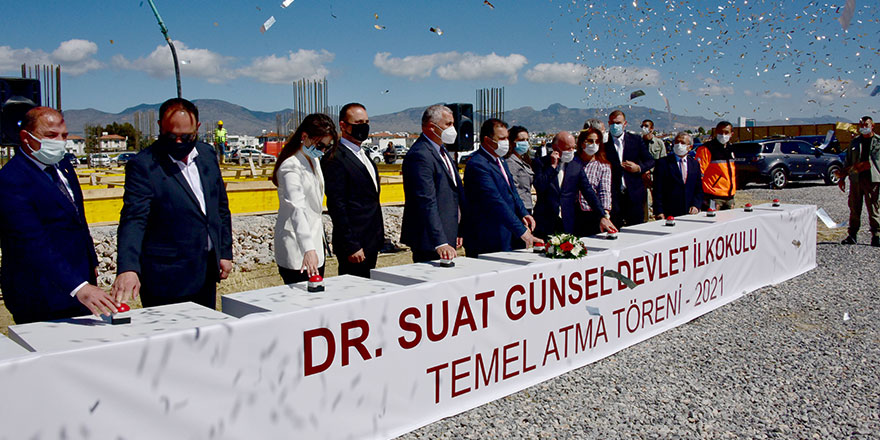 Dr. Suat Günsel Devlet İlkokulu’nun temeli törenle atıldı