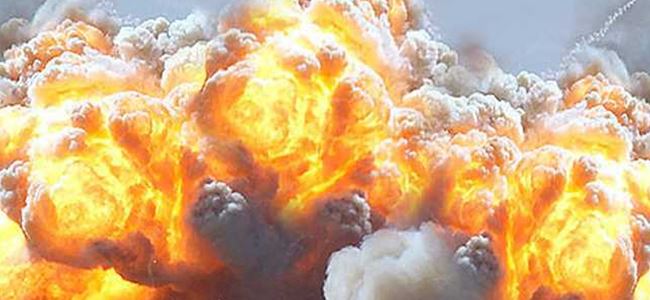 2014 yılının ilk gününde patlama