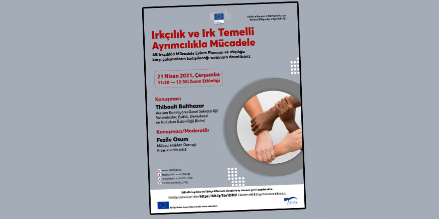 “Irkçılık Ve Irk Temelli Ayrımcılıkla Mücadele” konulu webinar düzenlenecek