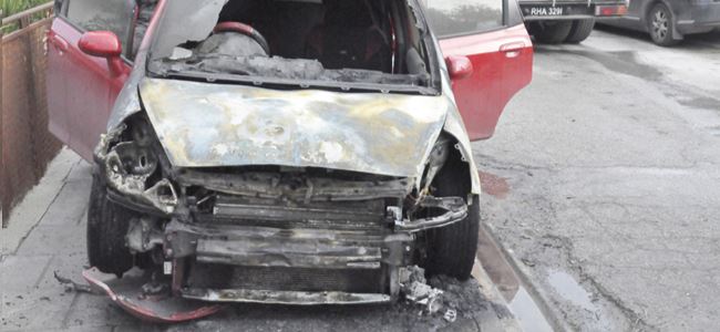 Yenişehir’de araç yangını