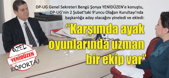 “Karşımda ayak oyunlarında uzman bir ekip var”