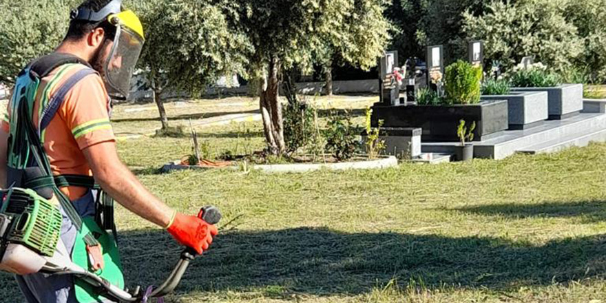 Girne'de temizlik ve yol çizgilerinin yenilenmesi çalışmaları başlatıldı