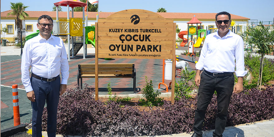 Kuzey Kıbrıs Turkcell’den, Akçay köyüne çocuk oyun parkı