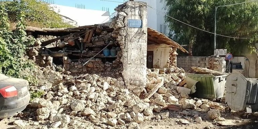 Yunanistan'ın Girit Adası'nda 6,0 büyüklüğünde deprem