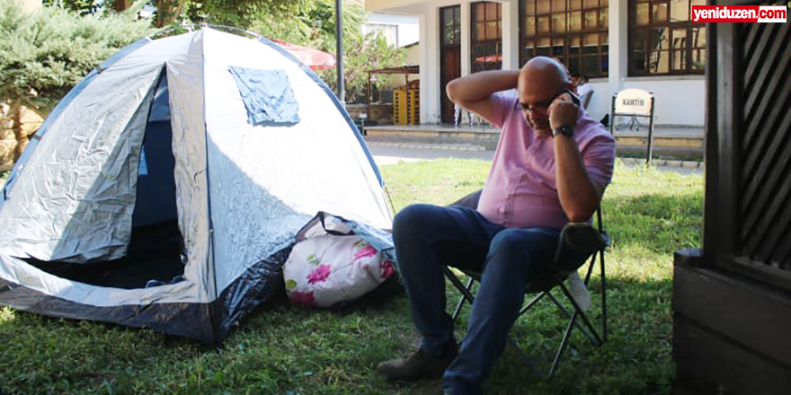 Sarıçizmeli'den Turizm Bakanlığı önünde çadır eylemi