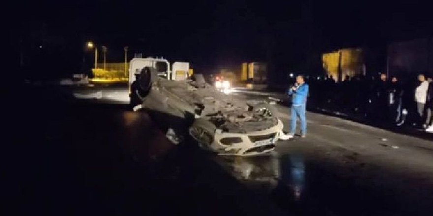 Lefkoşa’da feci kaza! Bir kişi hayatını kaybetti
