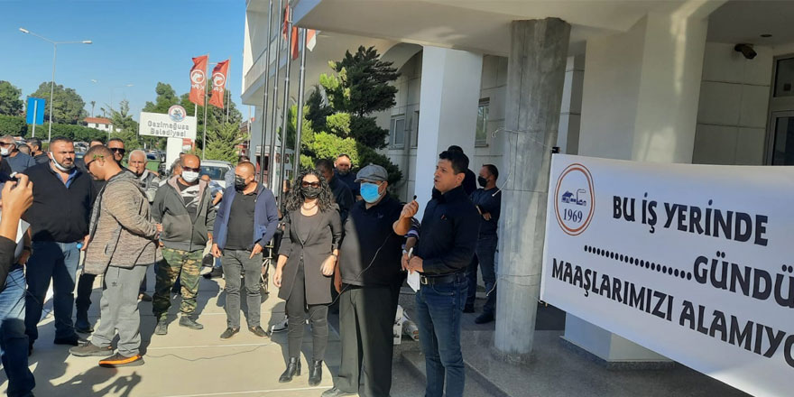 Mağusa Türk Genel İş Sendikası'ndan 4 saatlik grev
