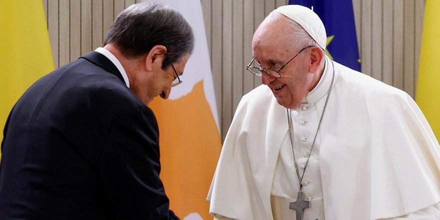 Papa’dan Kıbrıs’a birleşme, barış, merhamet mesajı