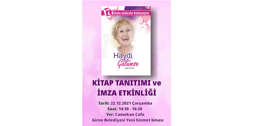 Ayşe Tural’dan imza günü