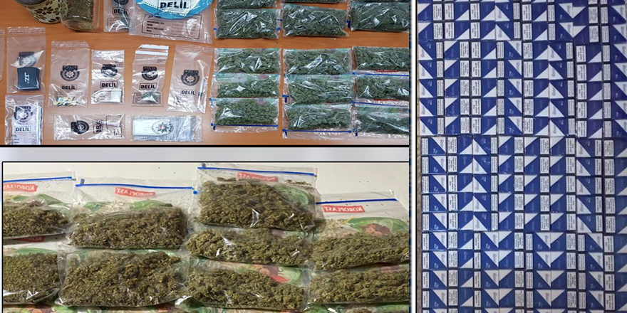 Son durak-2 operasyonu: 650 gr hintkeneviri, 28 gr kokain, 360 paket sigara, 1 tutuklu