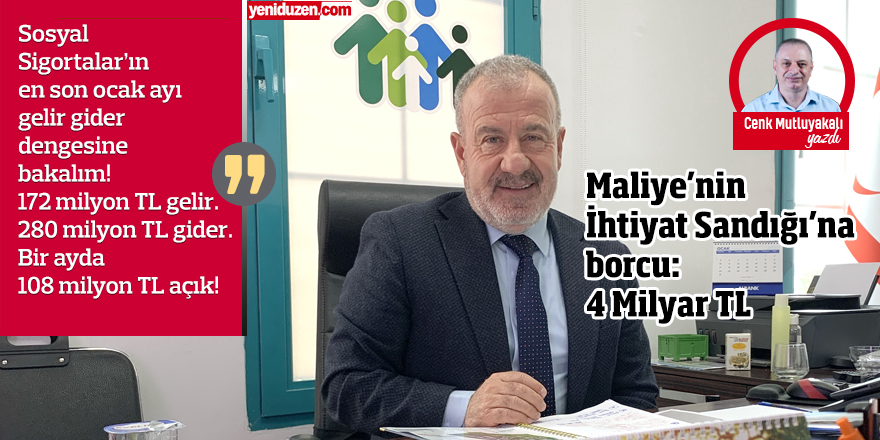 Sigorta maaşları için borç şart