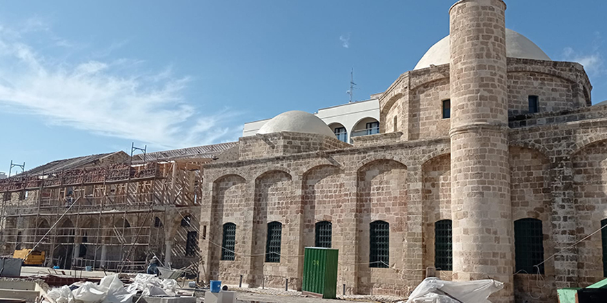 Larnaka'daki Zuhuri Camii ve Tekkesi’nde çalışmalar tamamlandı