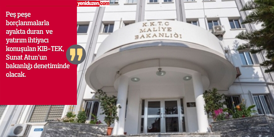 Kıb-Tek, Maliye’ye bağlanıyor