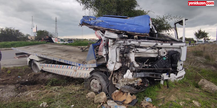 Mağusa-Lefkoşa yolunda ölümlü kaza, 25 yaşındaki sürücü can verdi