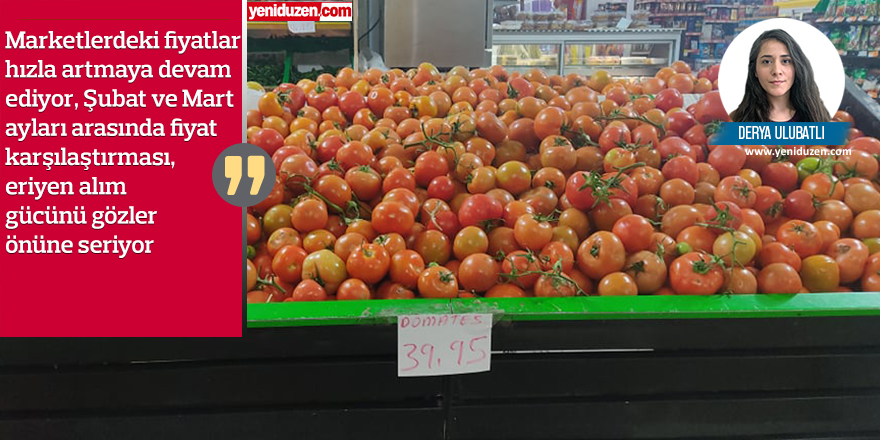 1 ayda domateste 15 TL,  salatalıkta 10 TL artış!