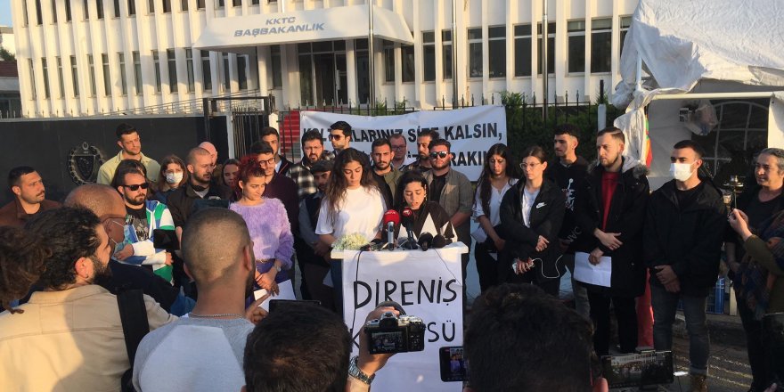 Gençler nöbette: Direnmeye devam edeceğiz