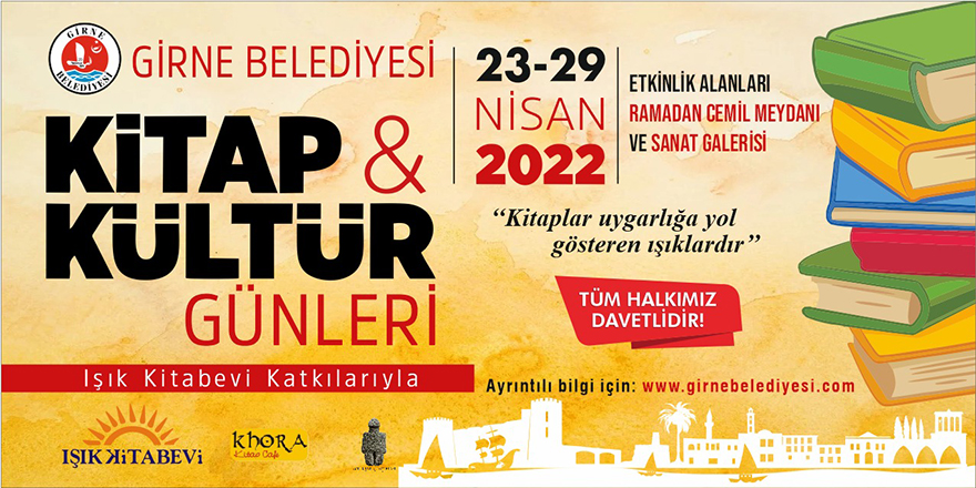 Girne Belediyesi, 'Kitap ve Kültür Günleri' başlıyor   