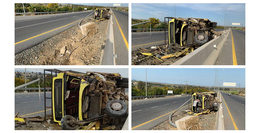 Serhatköy'de otobüs kazası: 2 yaralı