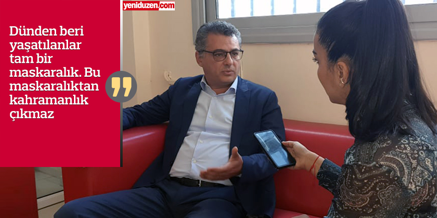 Erhürman’dan, ‘şartlı istifa’ değerlendirmesi:  “Bu maskaralıktan kahramanlık çıkmaz”