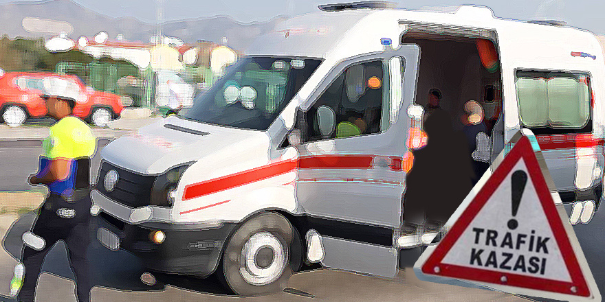 Çayırova-Bafra yolunda kaza: Sürücü 183 promil alkollü, 2 yolcu yaralı
