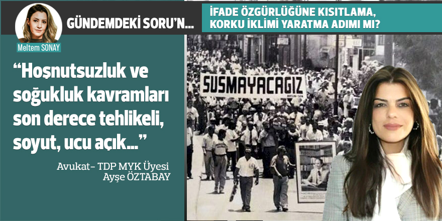 “İfade özgürlüğü, Anayasal hak!”