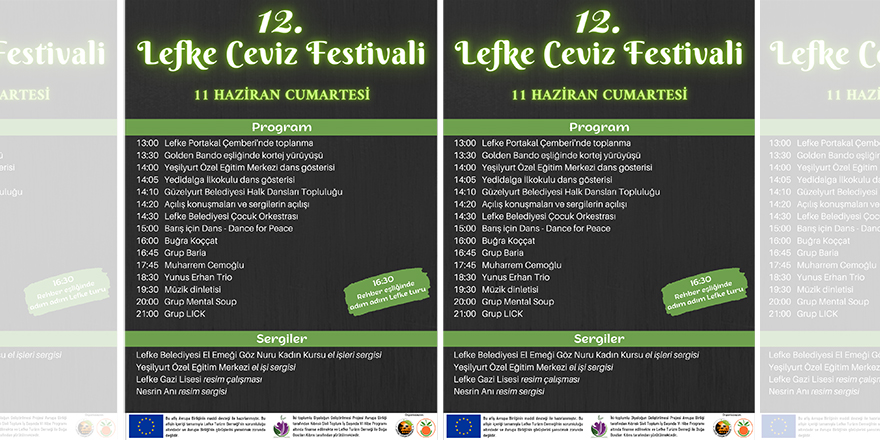 Lefke Ceviz Festivali’nde 2 toplumlu konserler