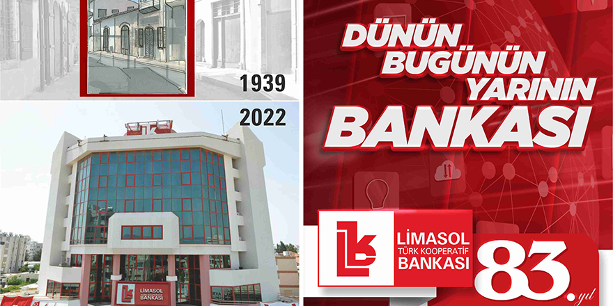 Limasol Türk Kooperatif Bankası 83 yaşında