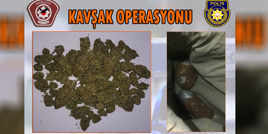 Kavşak operasyonu: 56 gram uyuşturucu ile yakalandı
