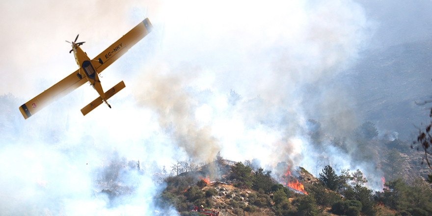Kıbrıs için anlamlı işbirliği: 2 yangın söndürme uçağı ve 1 helikopter