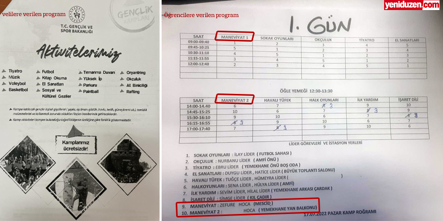 Gençlik kampında “mevlit” dinletisi: Bakanlık başka, program başka söylüyor!