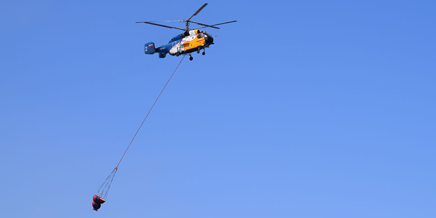 Kıbrıs’ın kiraladığı iki yangın söndürme helikopteri yarın geliyor
