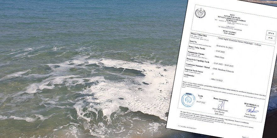 Temmuz ayına ait deniz suyu analizleri açıklandı