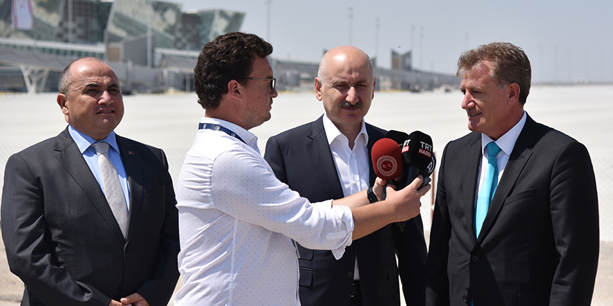 Arıklı: "Ercan Havalimanı yeni terminal açılışı 15 Kasım’da yapılacak. 30 Ekim itibarıyla test uçuşlarına başlanacak”