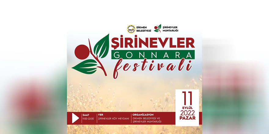 Şirinevler Gonnara Festivali 11 Eylül’de yapılıyor