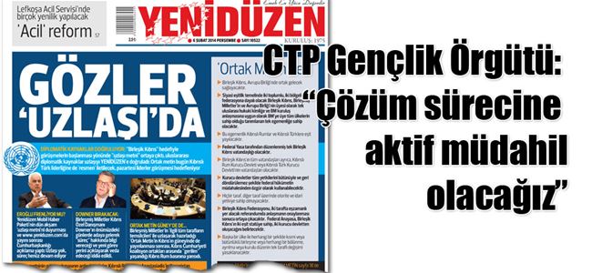 CTP Gençlik ÇÖZÜME ODAKLANDI