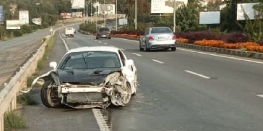 Lefkoşa-Girne anayolunda trafik kazası, 1 yaralı