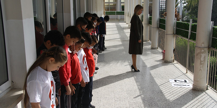 Haspolat İlkokulu, Atatürk’ü andı